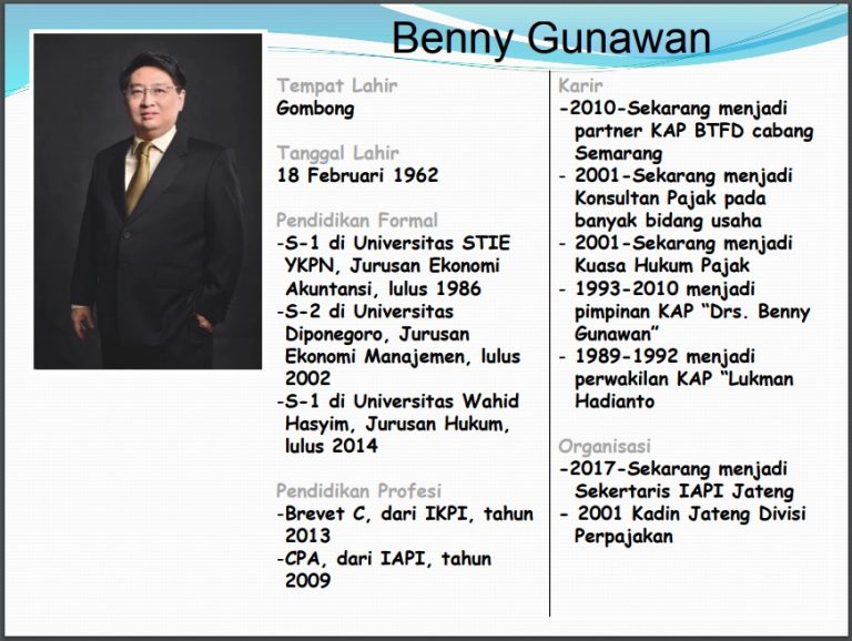 Benny Gunawan - Benny Gunawan & Rekan